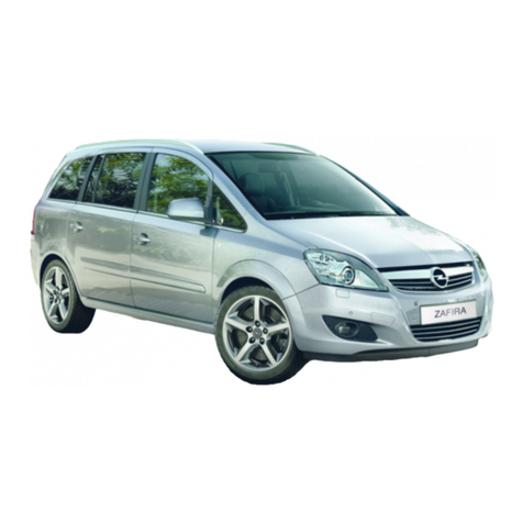Opel OPEL ZAFIRA User manual