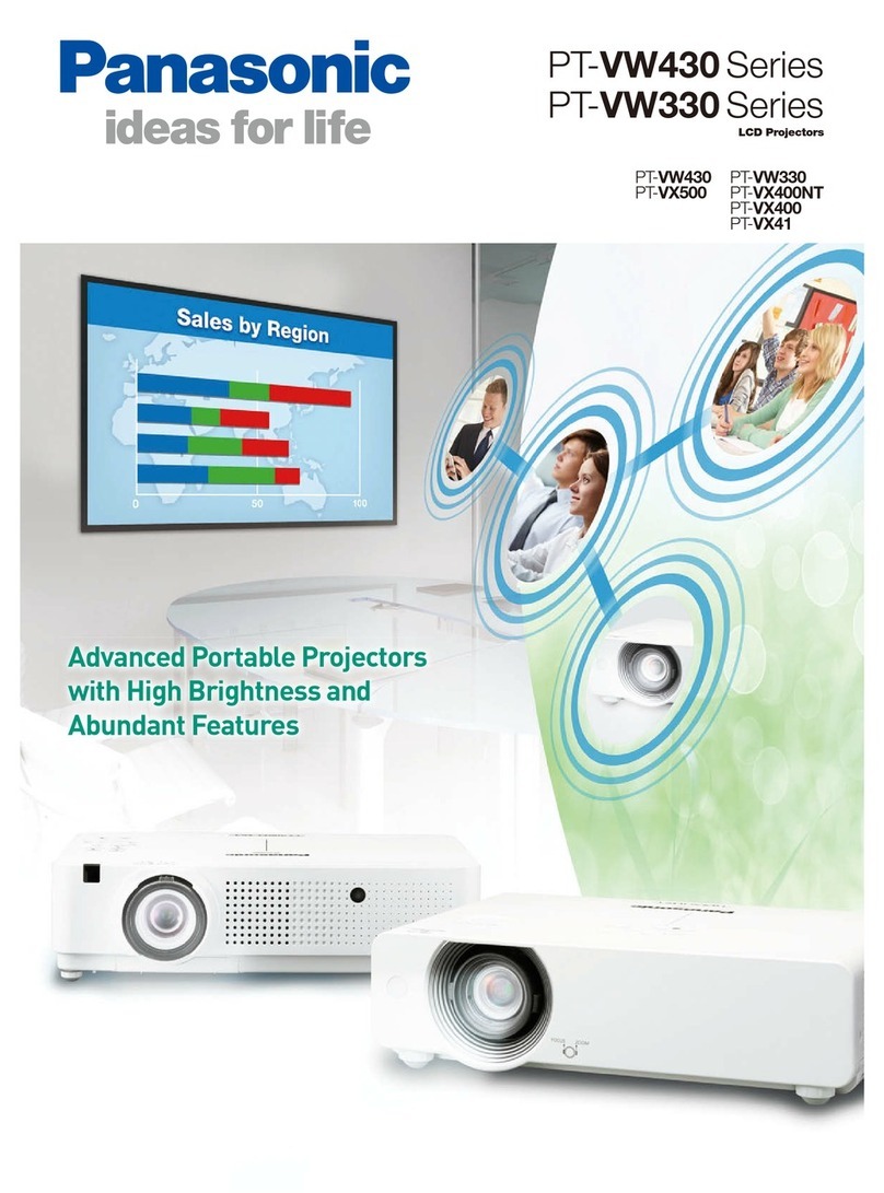 Panasonic PT-VW330 Installation guide Panasonic PT-VW330 Installation guide