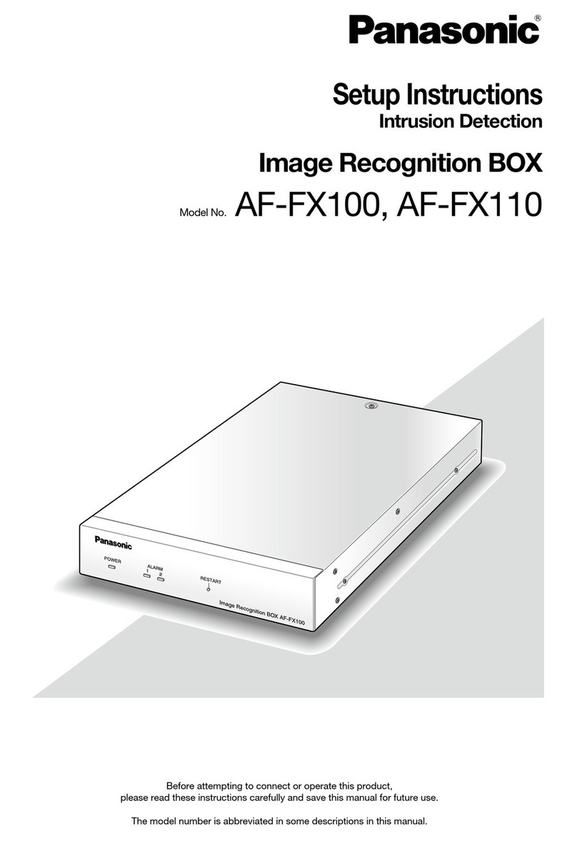 Panasonic AF-FX100 Setup instructions