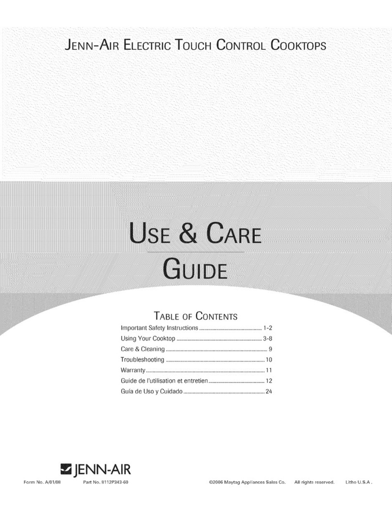 Jenn-Air JEC0536ADW12 User manual
