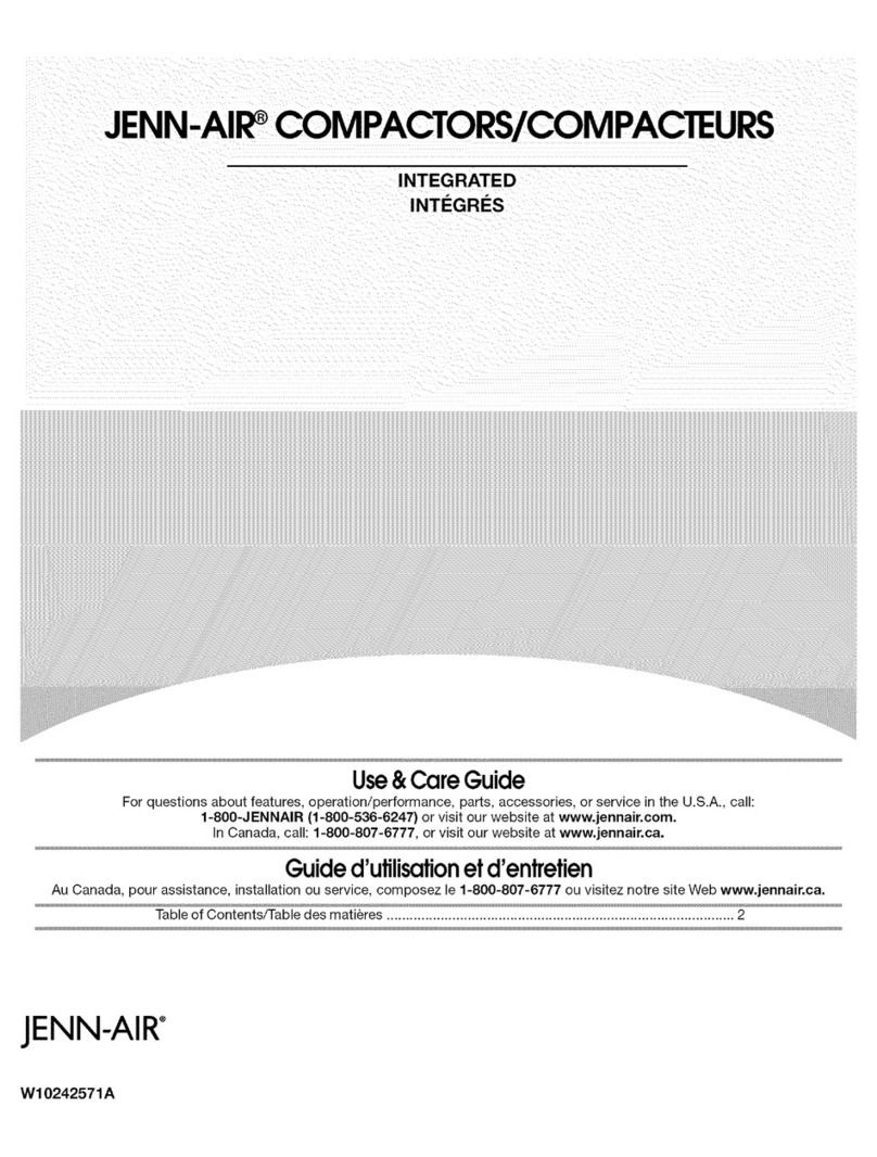 Jenn-Air TC607X2 User manual