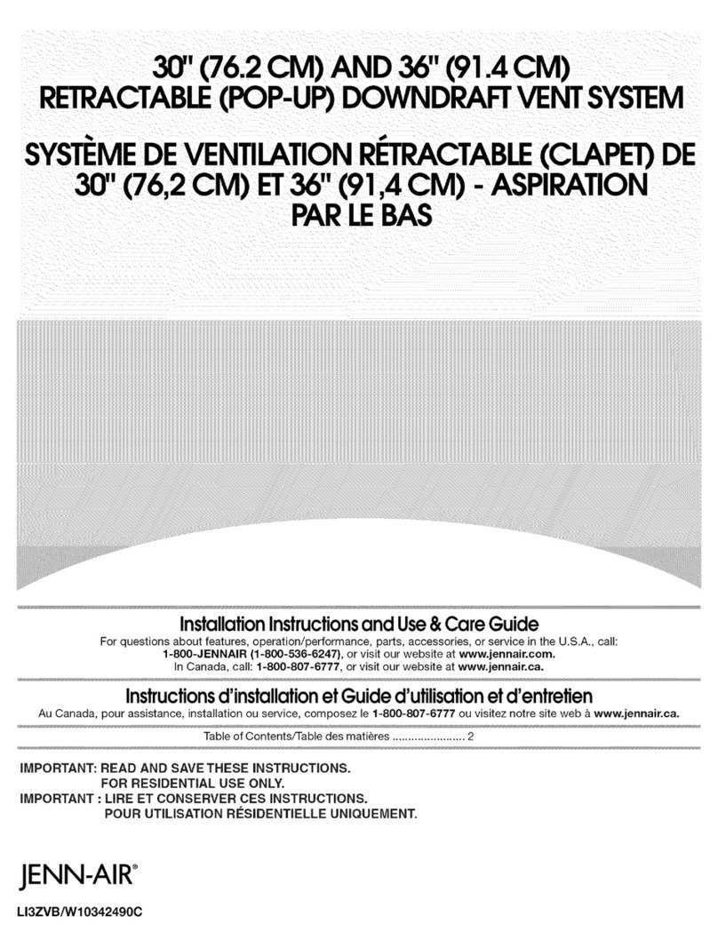 Jenn-Air JXD7036YS0 User manual