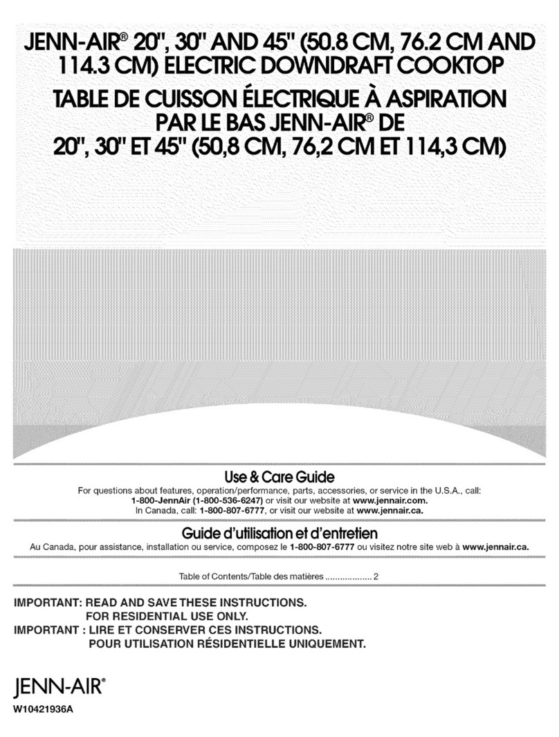 Jenn-Air CVEX4370B19 User manual