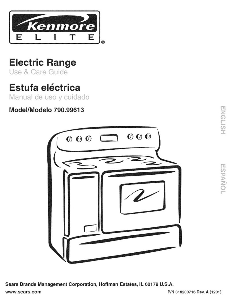 Kenmore ELITE 790.99613 Use & care guide