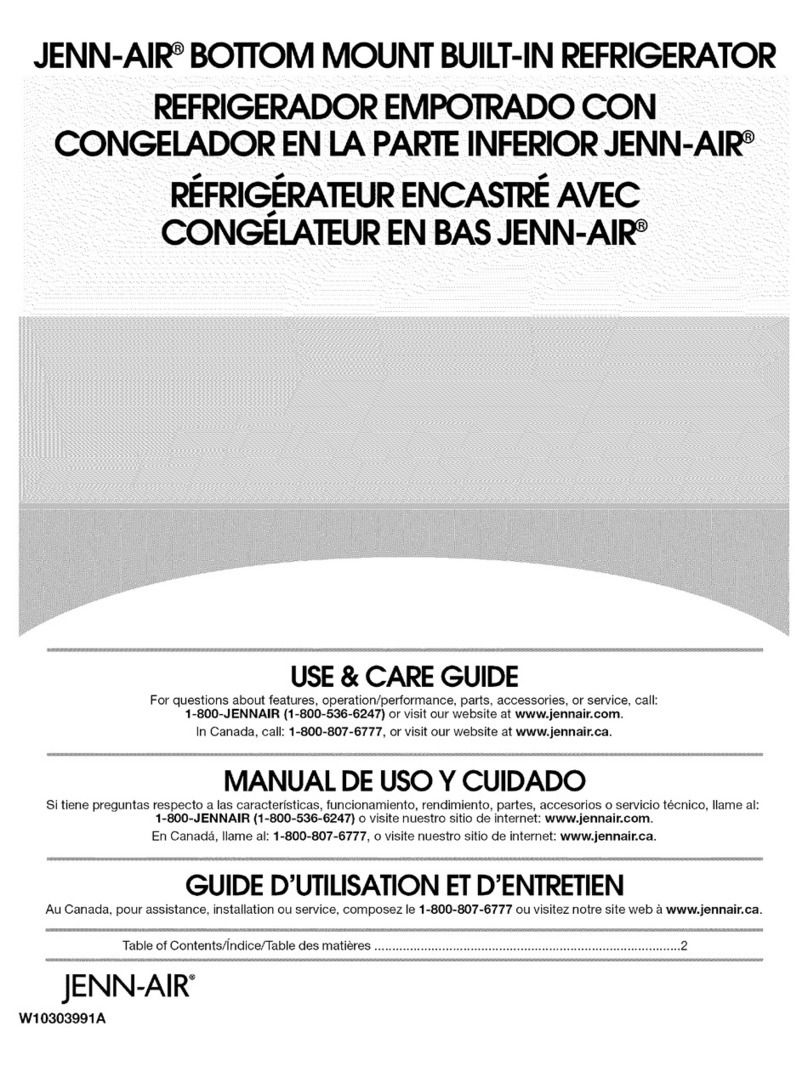 Jenn-Air JB36NXFXLW01 User manual