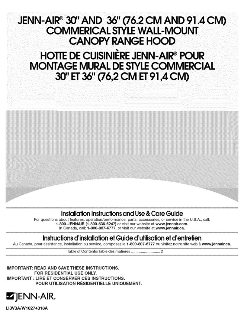 Jenn-Air JXU9136WP0 Use & care guide