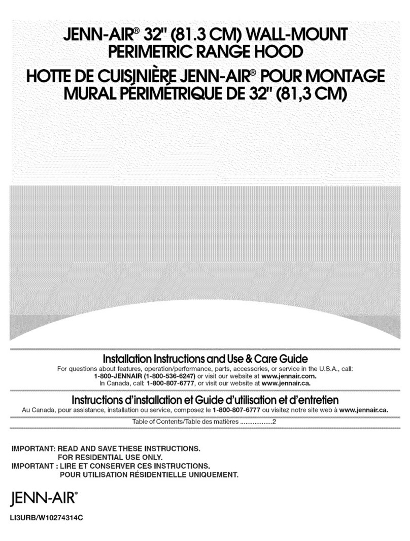 Jenn-Air JXP5032WW0 Use & care guide
