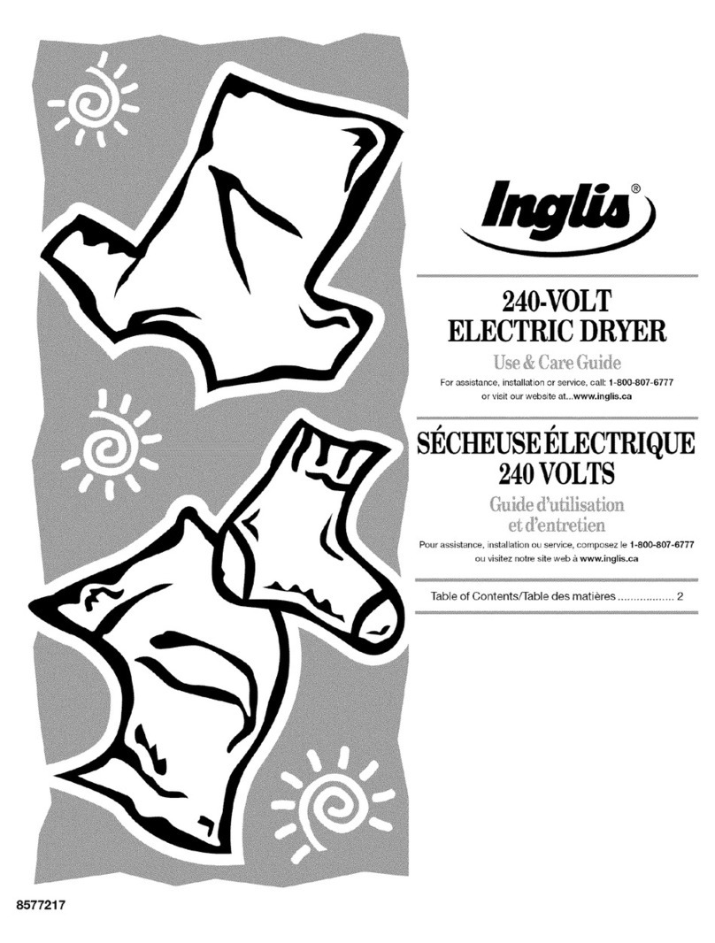 Inglis IFR82000 User manual