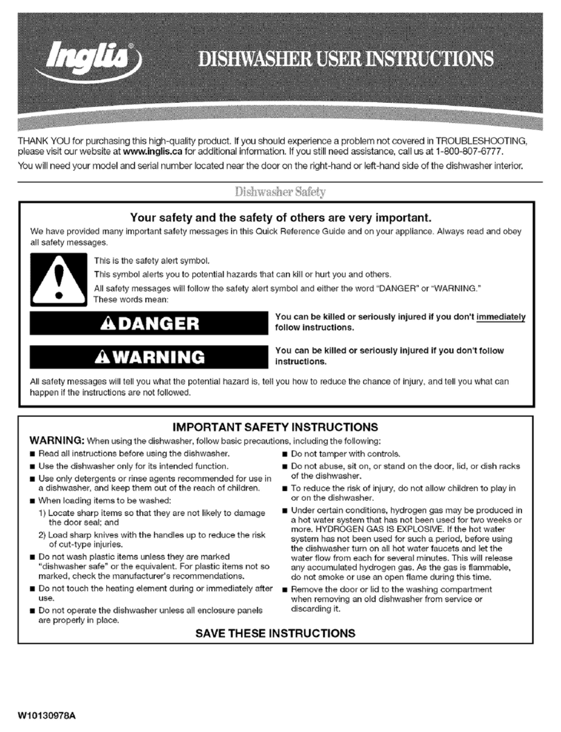 Inglis IWU98660 User instructions