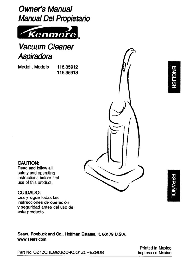 Kenmore 116.35913 owner's manual