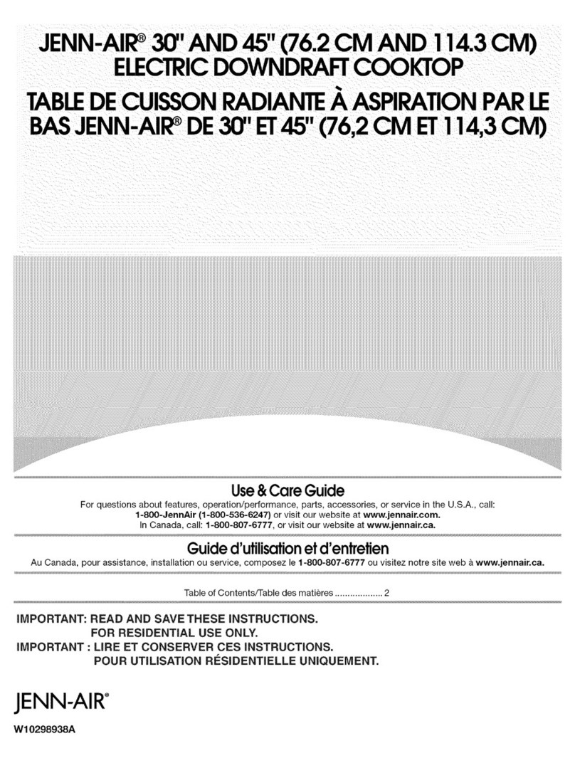 Jenn-Air JED8130ADB17 Use & care guide