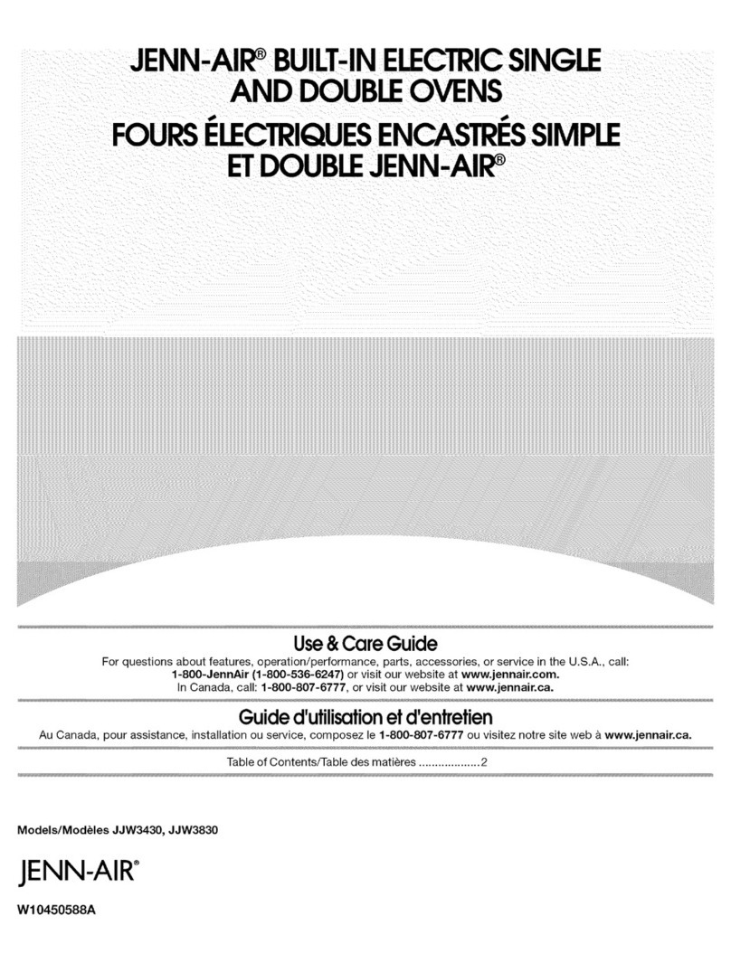 Jenn-Air JJW3430 Use & care guide