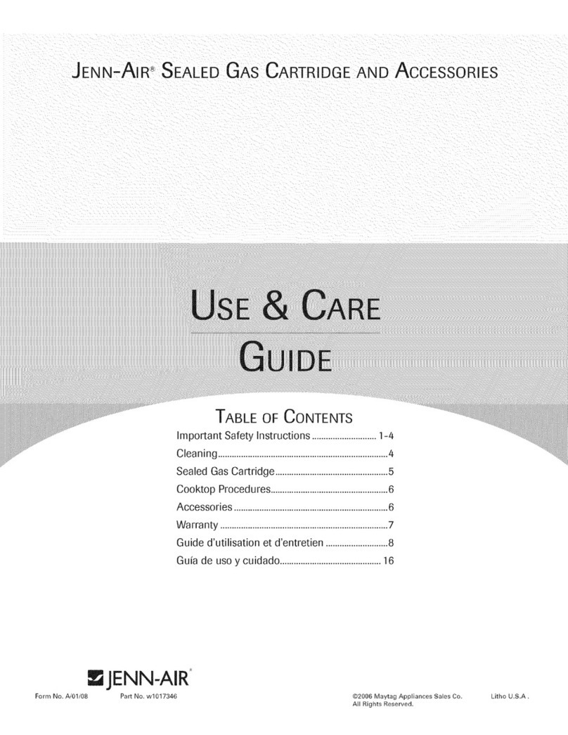 Jenn-Air JGA8150ADW12 User manual