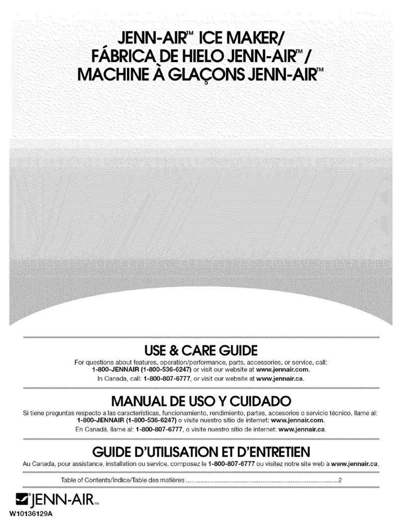 Jenn-Air JIM158XBCX2 Use & care guide