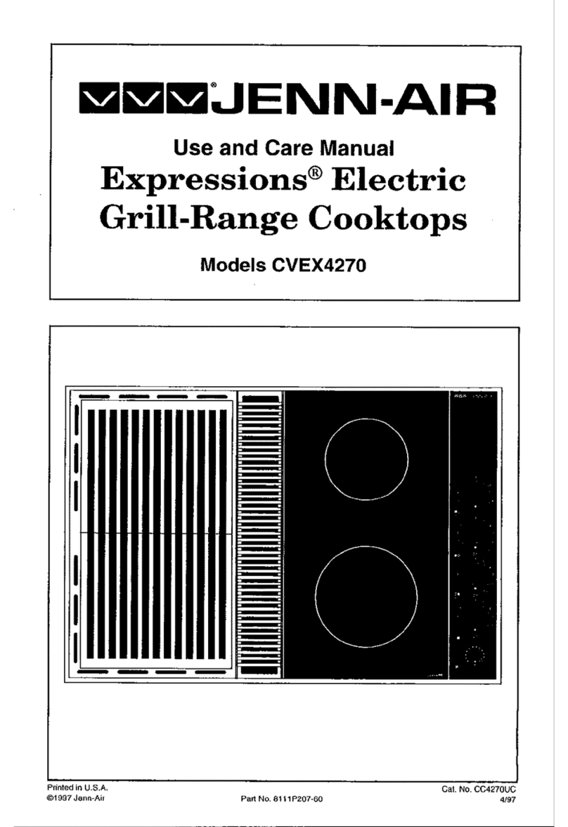 Jenn-Air CVEX4270 Series use and care manual