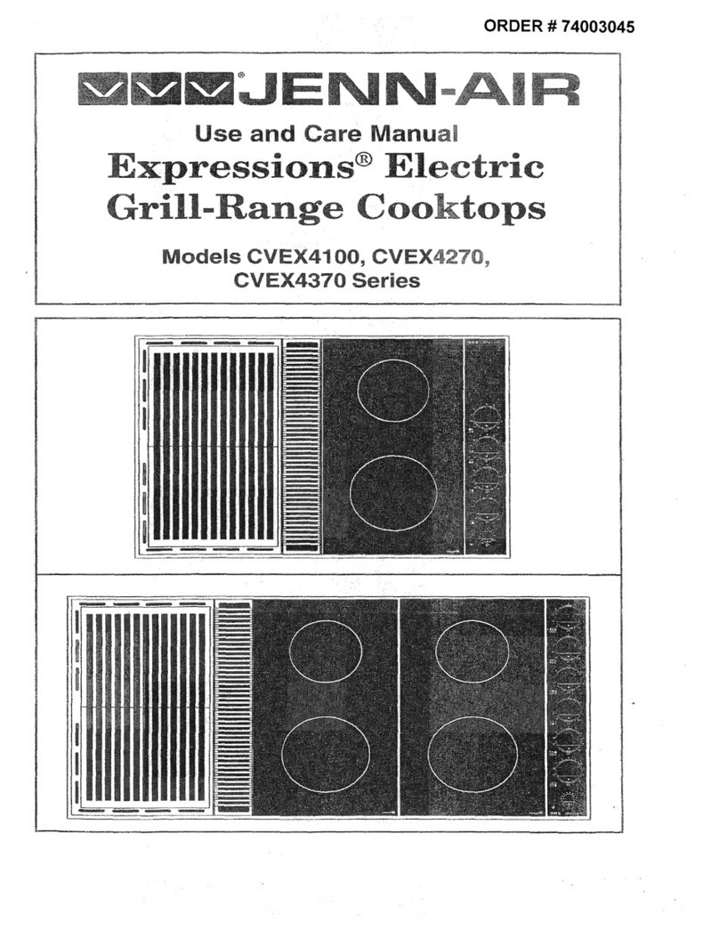 Jenn-Air CVEX4100 Series User manual