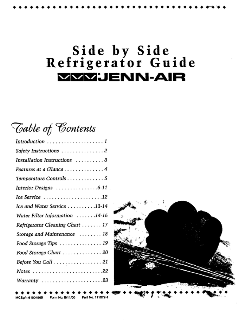 Jenn-Air JCD2389DTB Guide User manual
