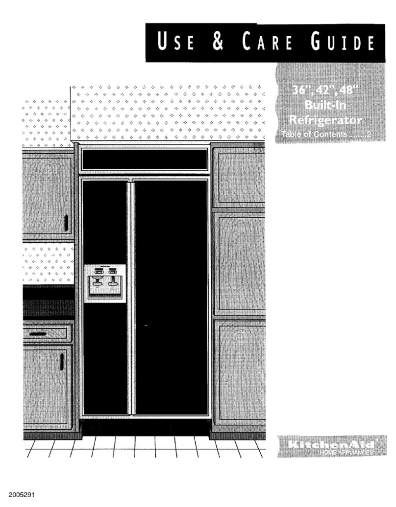 KitchenAid KSSC36FMS User manual