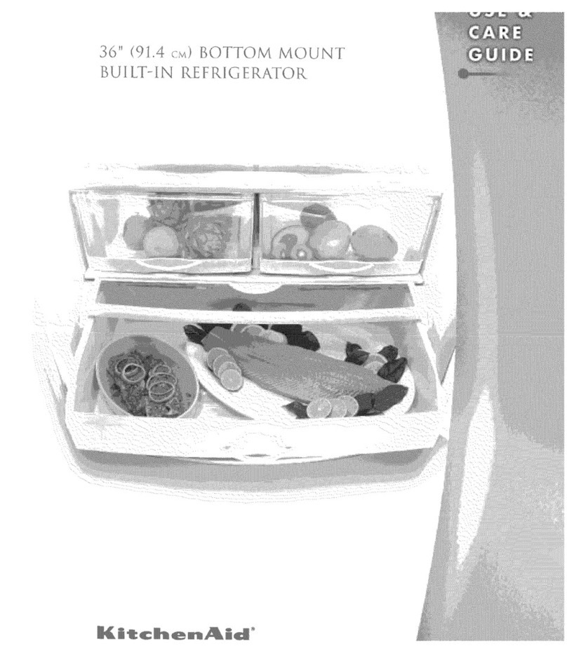 KitchenAid KBRS36FMB02 User manual