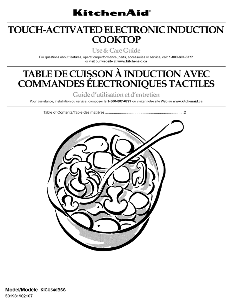 KitchenAid KICU540BSS User manual KitchenAid KICU540BSS User manual