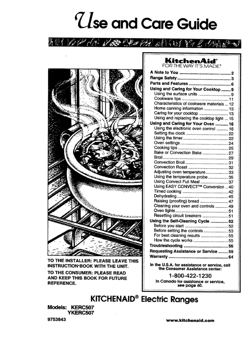 KitchenAid KERC507 User manual