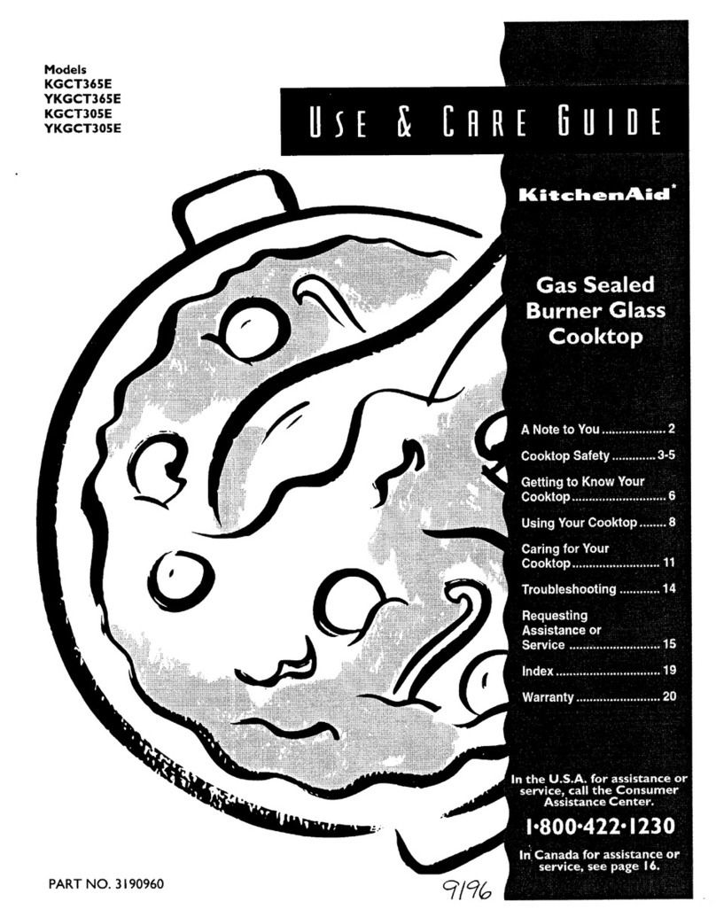KitchenAid KGCT365E User manual