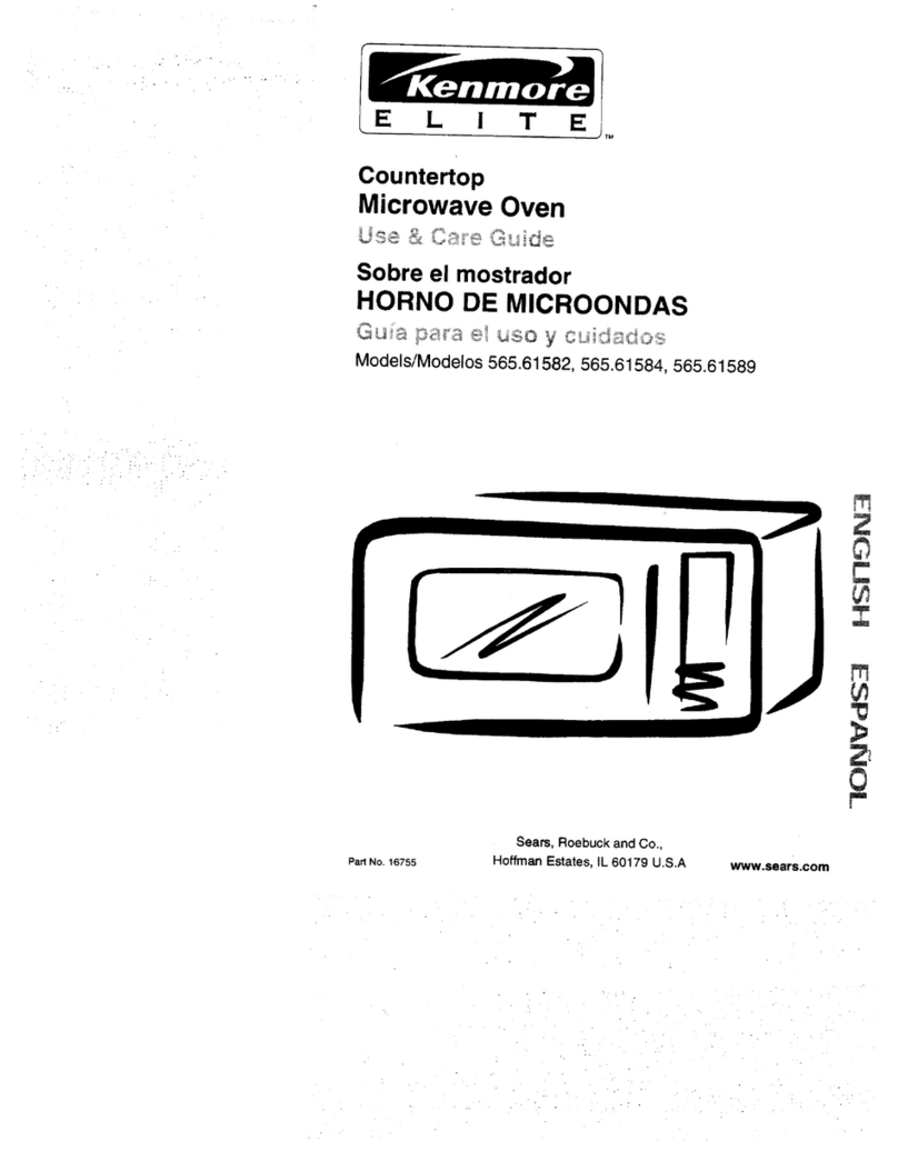 Kenmore 565.61582 Use & care guide