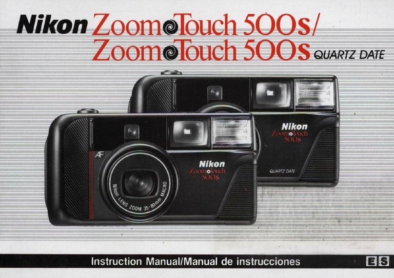 Nikon ZoomTouch 500S User manual
