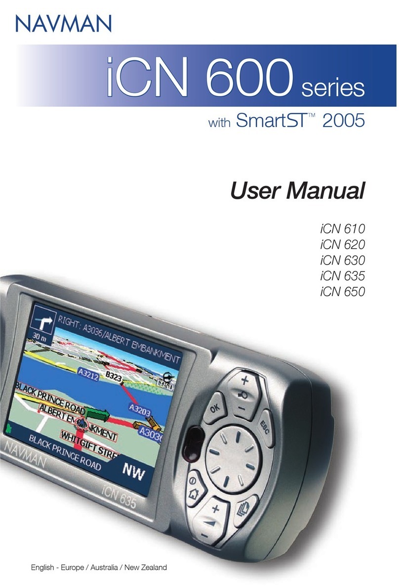 Navman iCN 610 User manual