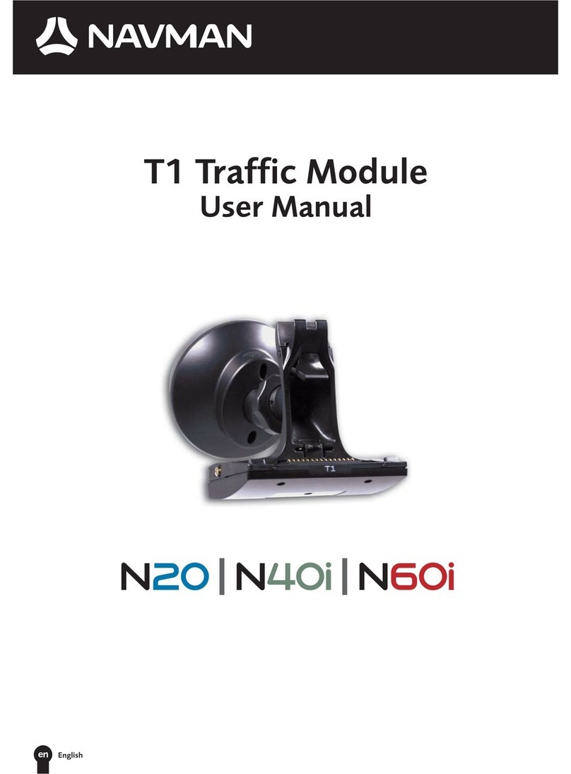 Navman T1 N20 user manual