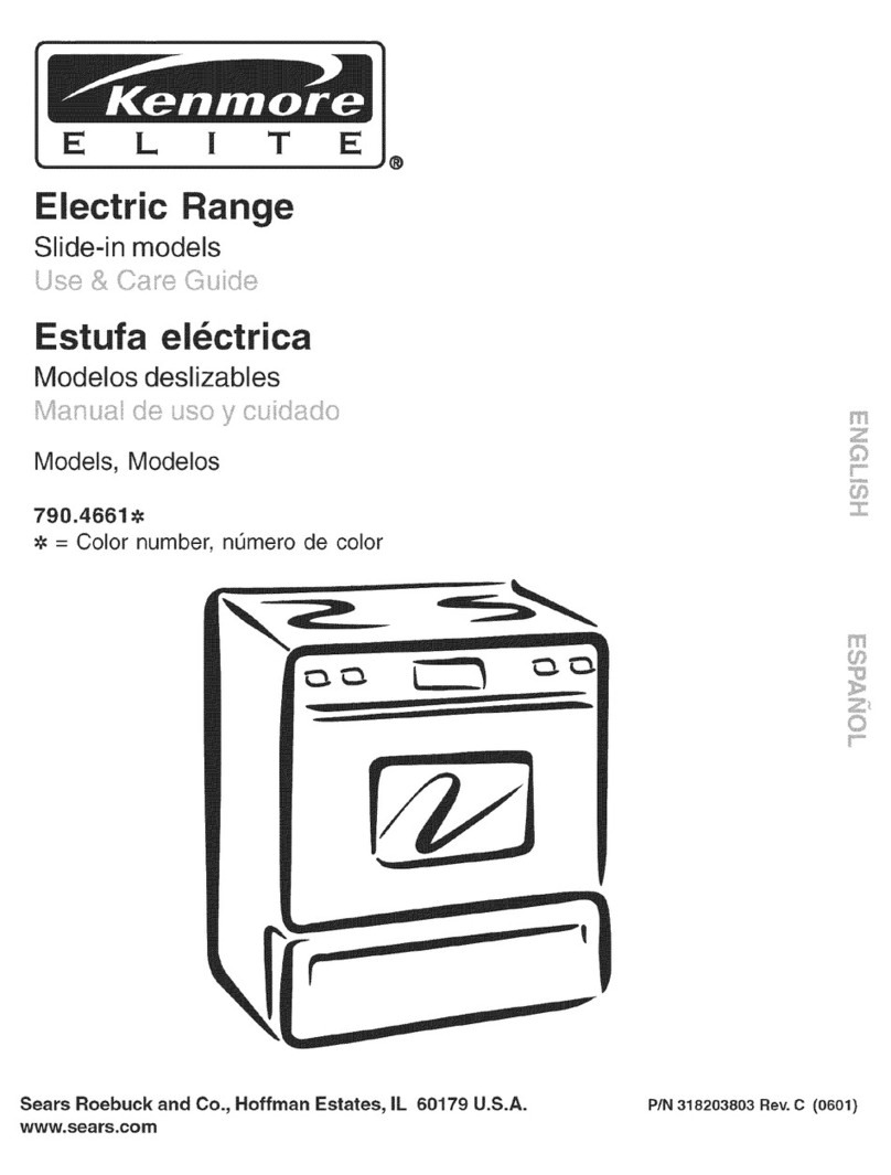 Kenmore ELITE 790.4661 Series Use & care guide