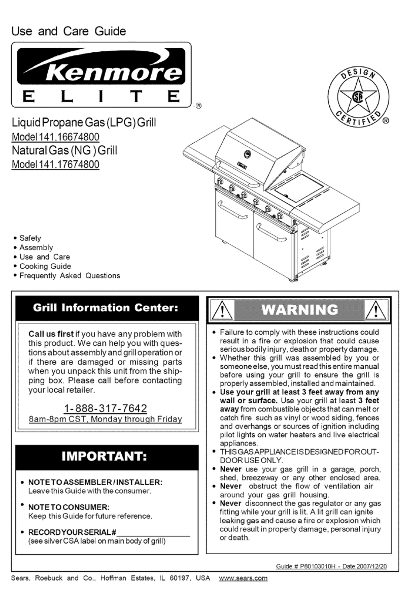 Kenmore ELITE 141.16674800 User manual