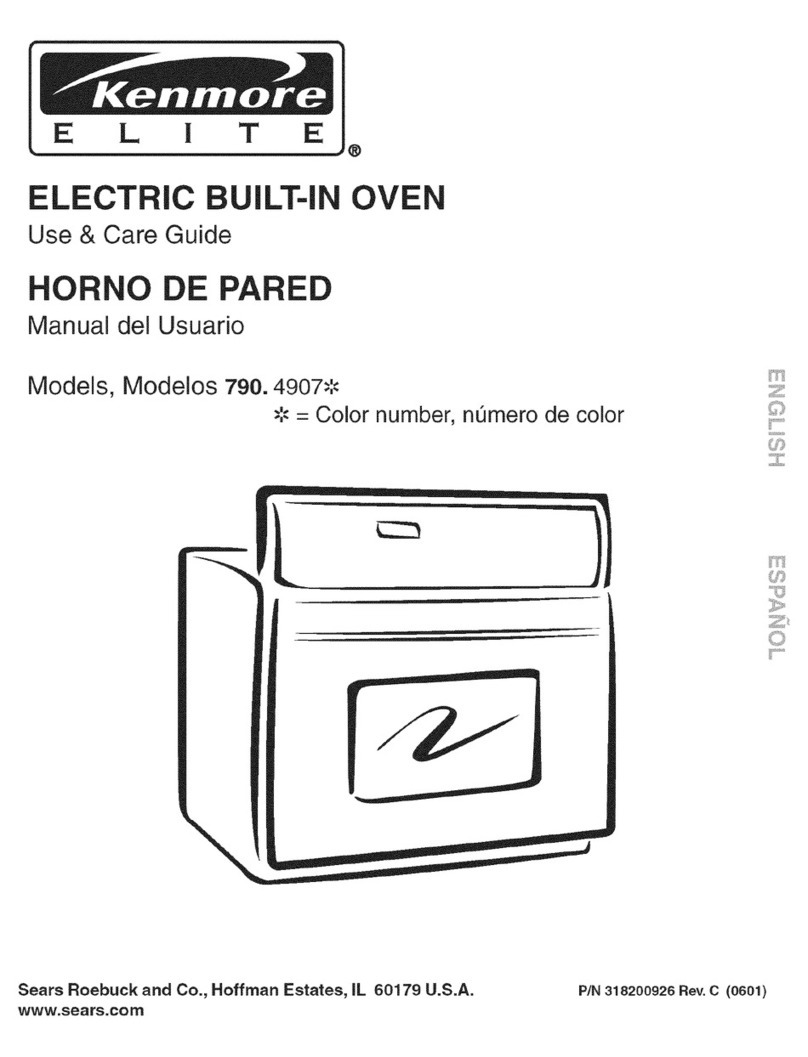 Kenmore ELITE 790.4907 Series User manual