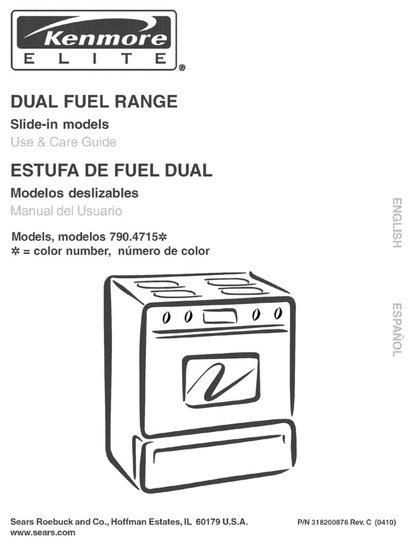 Kenmore ELITE 790.4715 Series Use & care guide