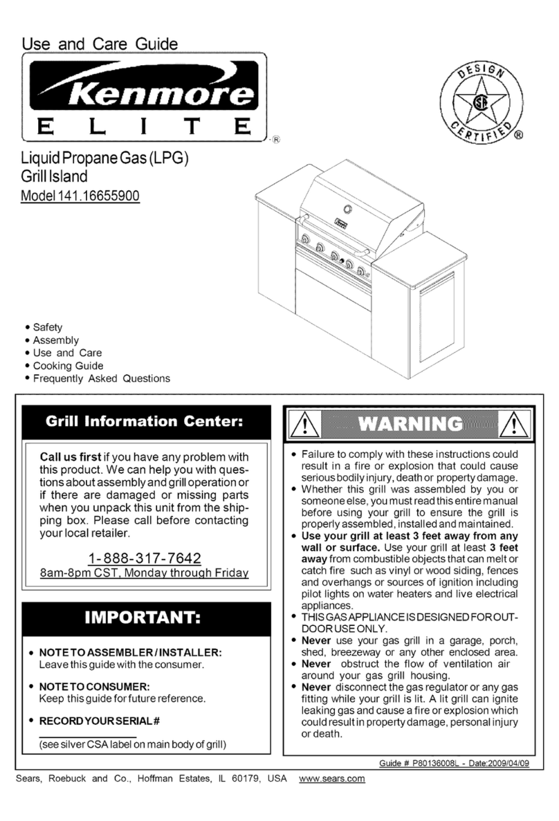 Kenmore ELITE 141.16655900 Use and care guide