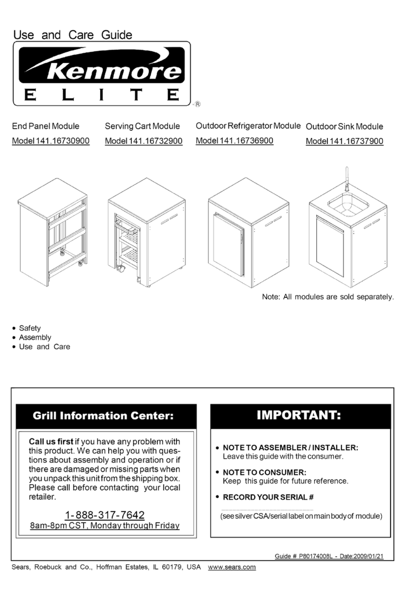 Kenmore ELITE 141.16732900 User manual Kenmore ELITE 141.16732900 User manual