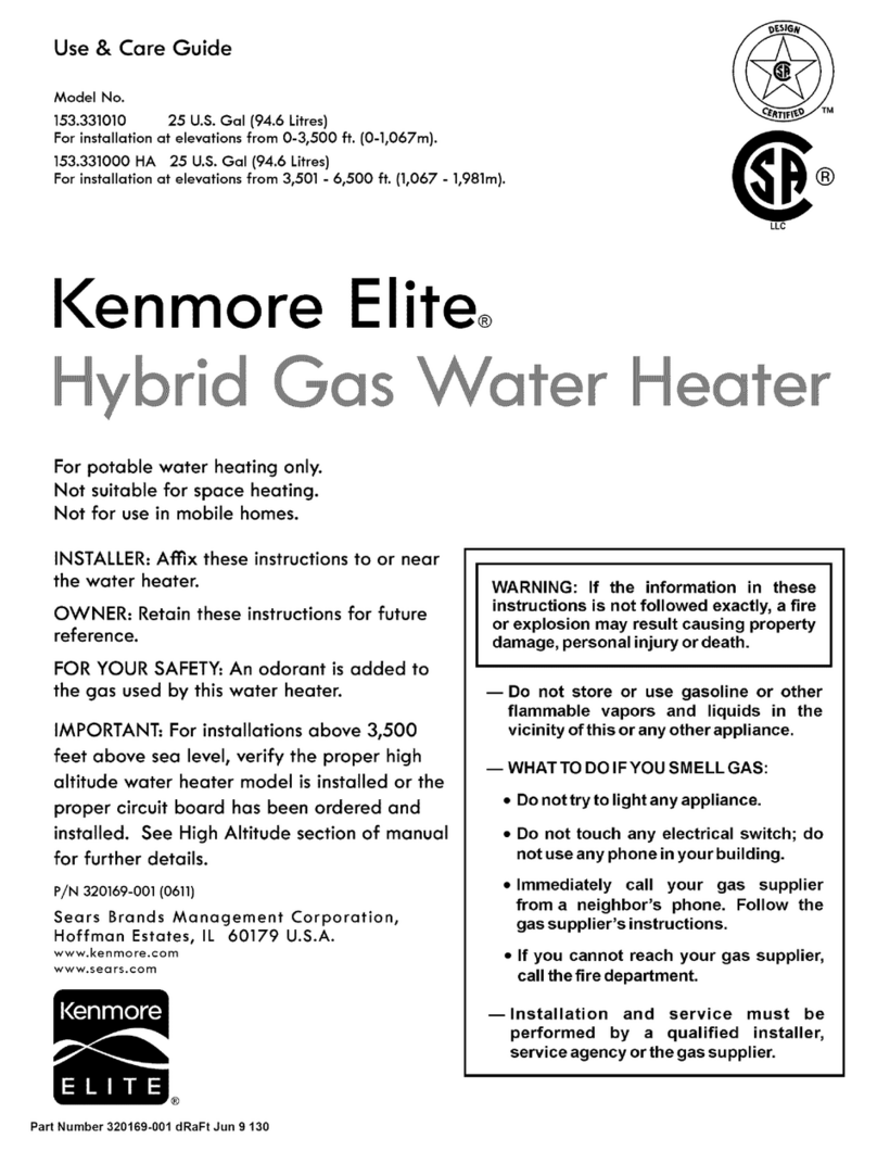 Kenmore ELITE 153.331000 Use & care guide