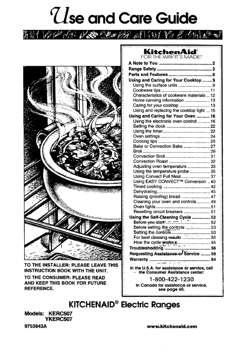 KitchenAid KERC507 User manual
