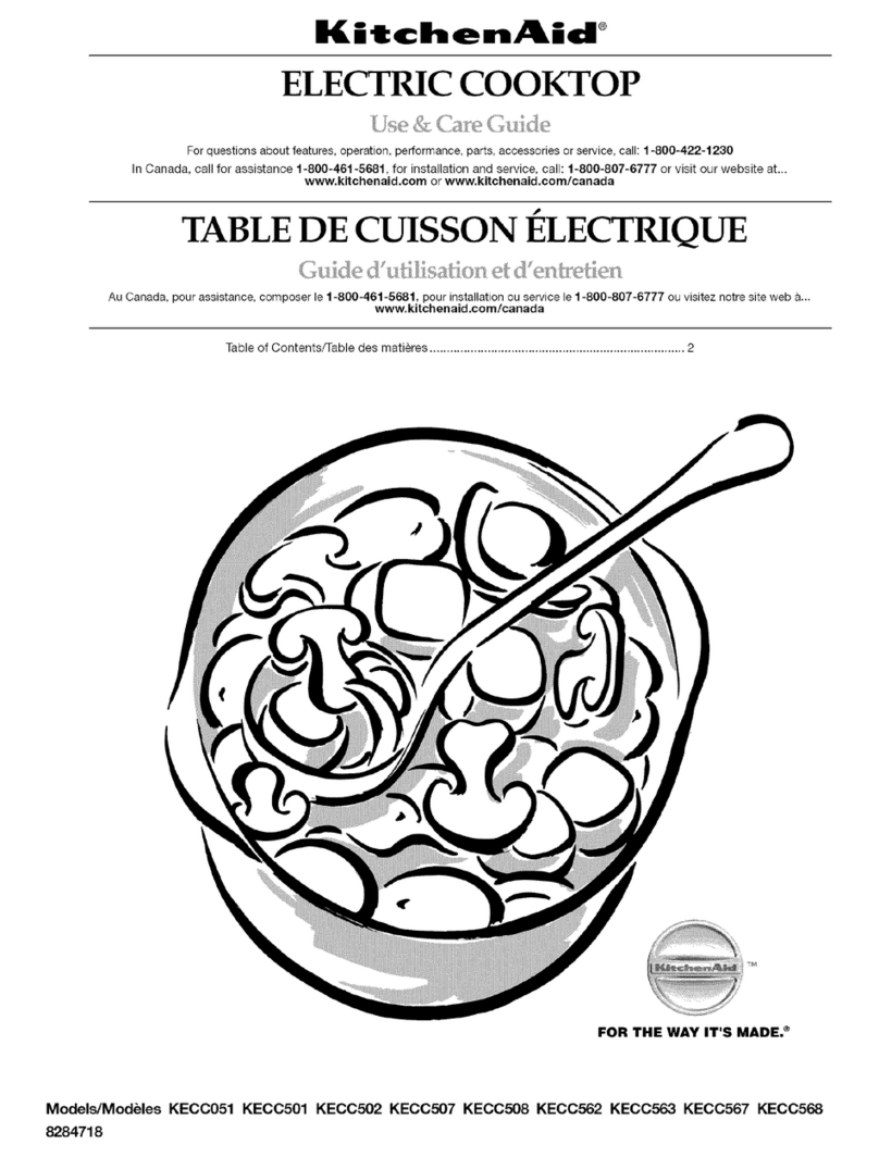 KitchenAid KECC508GWW2 User manual