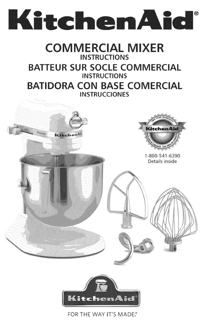 KitchenAid KSM7990WH0 instructions