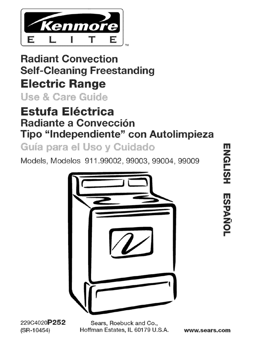 Kenmore ELITE 911.99003 User manual