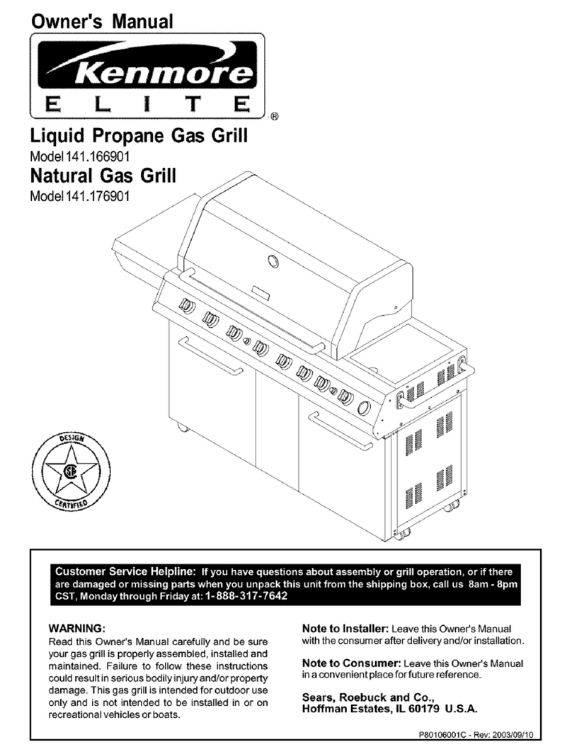 Kenmore ELITE 141.166901 owner's manual
