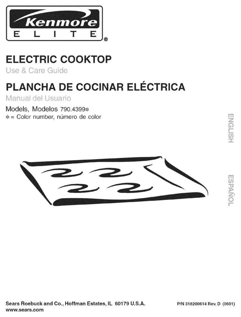 Kenmore ELITE 790.4399 Series User manual