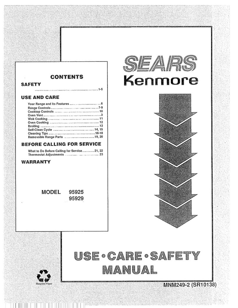 Kenmore 9119592594 Use Installation instructions