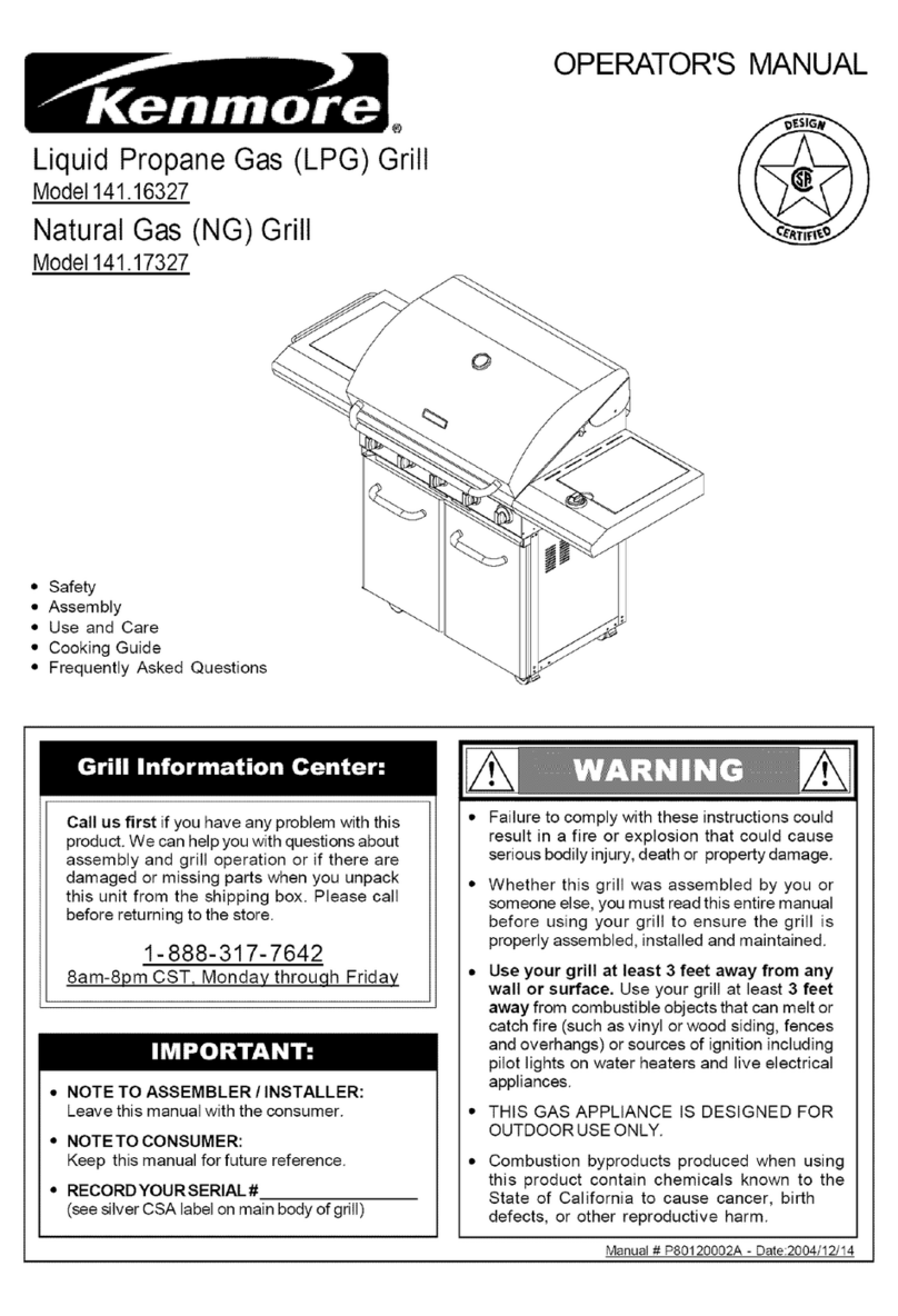 Kenmore 141.16327 Operator's manual