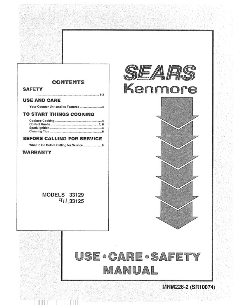 Kenmore 9113312591 Use, care, safety manual Kenmore 9113312591 Use, care, safety manual
