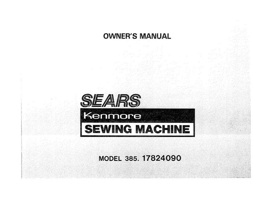 Sears Kenmore 385.17824090 owner's manual