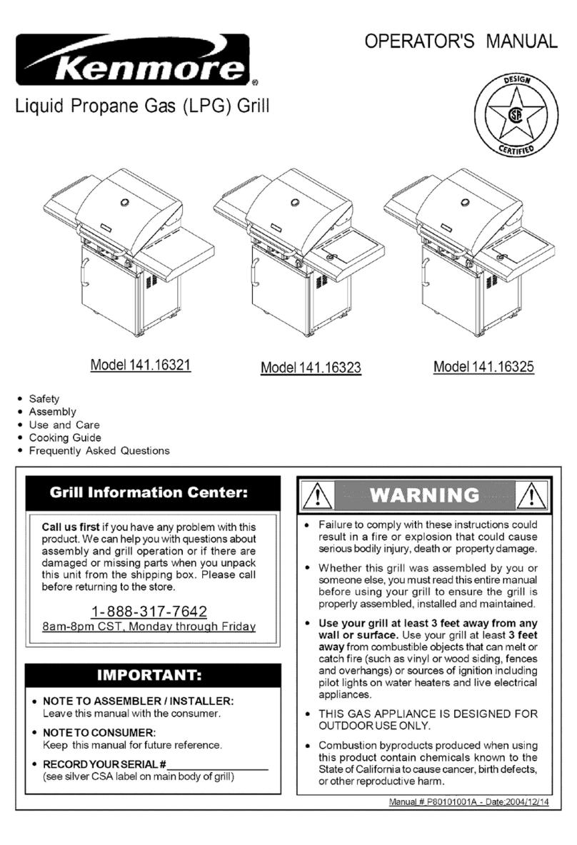 Kenmore 141.16323 User manual