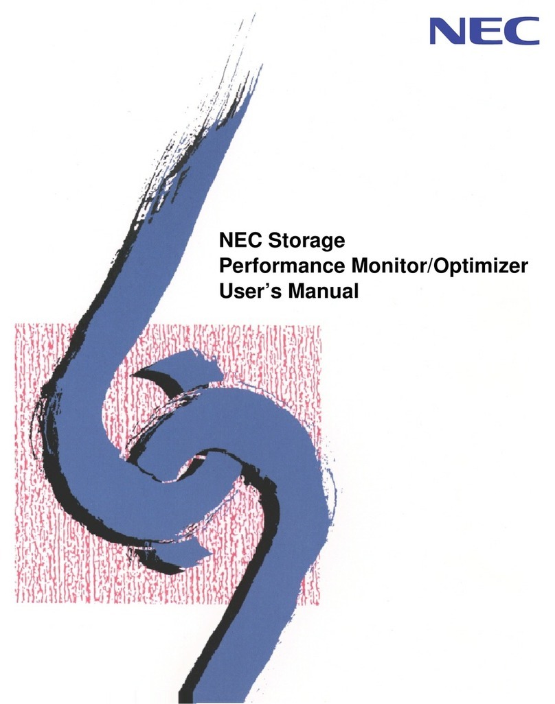 NEC Storage Performance Monitor/Optimizer User manual