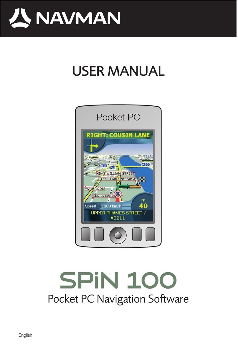 Navman SPiN 100 User manual Navman SPiN 100 User manual